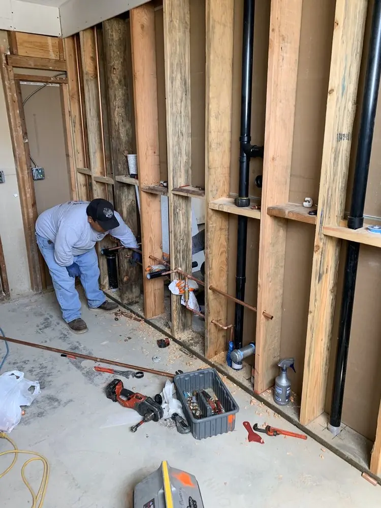 Commercial rough-in plumbing for Water Heater Replacement in Fox Hollow